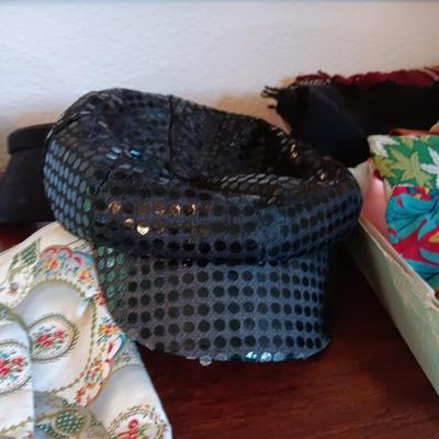 LADIES SCARVES, SOCKS, GLOVES, HATS AND MAKE UP BAGS
