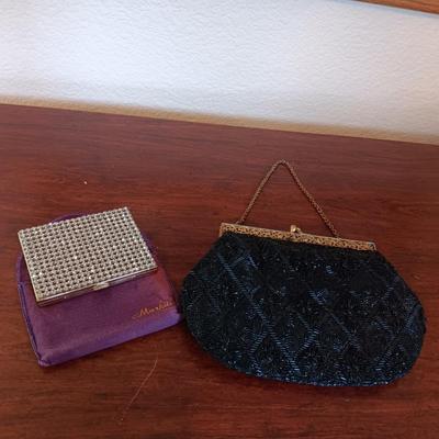 MARHILL CIGARETTE HOLDER AND BEADED PURSE