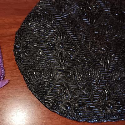 MARHILL CIGARETTE HOLDER AND BEADED PURSE