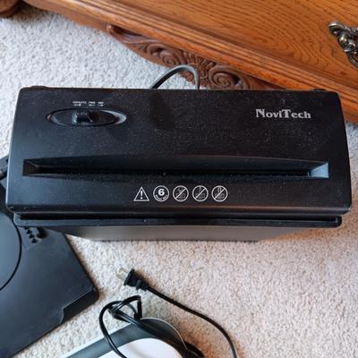 LAMINATOR. SMALL SHREDDER, PAPER CUTTER, DESK ORGANIZERS AND MORE