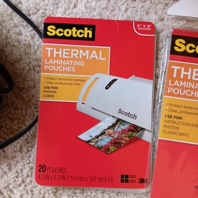LAMINATOR. SMALL SHREDDER, PAPER CUTTER, DESK ORGANIZERS AND MORE
