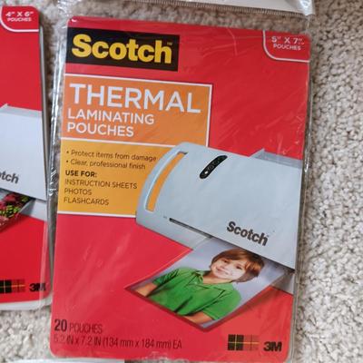 LAMINATOR. SMALL SHREDDER, PAPER CUTTER, DESK ORGANIZERS AND MORE