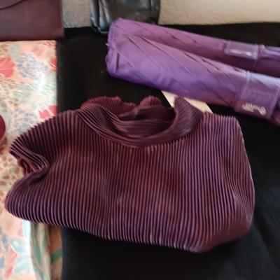 PERFUME BOTTLES, SCARVES, WALLET AND MORE