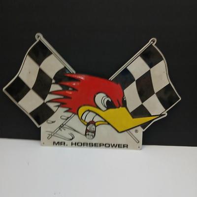 Mr. Horsepower Metal Sign – Clay Smith Cams Hot Rod Garage Decor