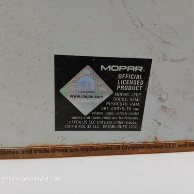 Mopar Garage Metal Sign Bundle – “Parts & Accessories” + “Mopar or No Car”