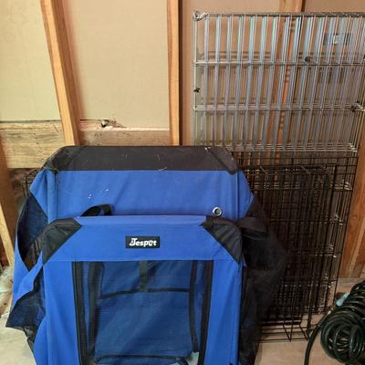 Dog tent and crate