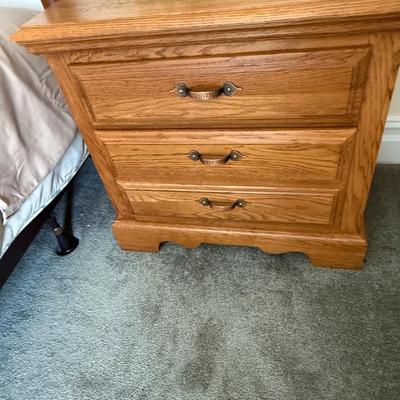 Oak nightstand