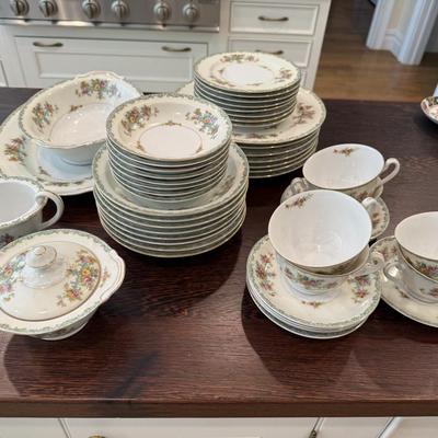 Large beautiful set of china