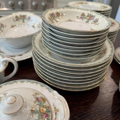 Large beautiful set of china