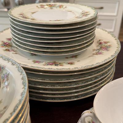 Large beautiful set of china
