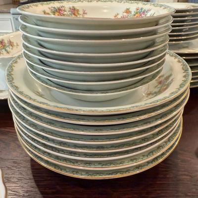 Large beautiful set of china
