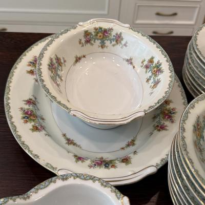 Large beautiful set of china