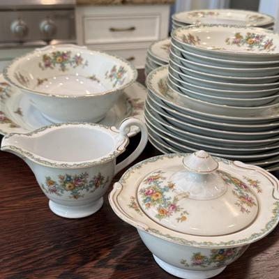 Large beautiful set of china