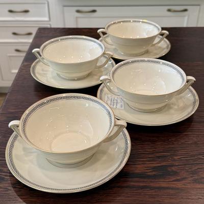 Czechoslovakian china, soup bowls