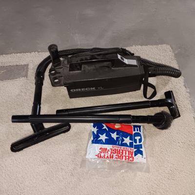 ORECK XL VACUUM WITH SHOULDER STRAP