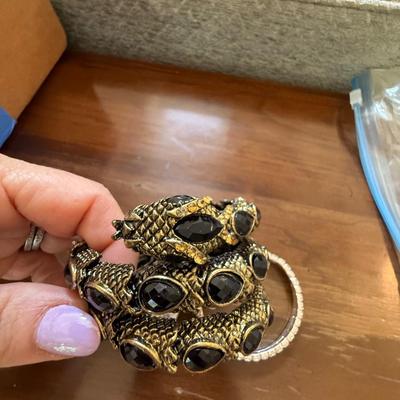 Two gorgeous bracelets, snake bracelet with tag!