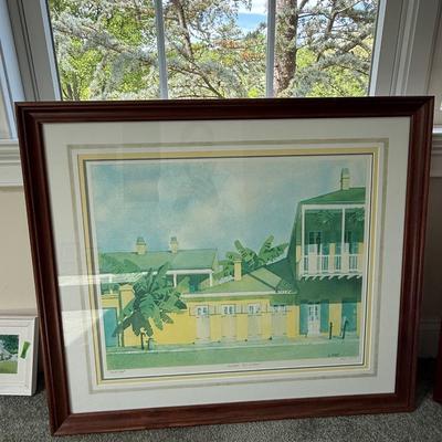 New Orleans signed Vogt and numbered art