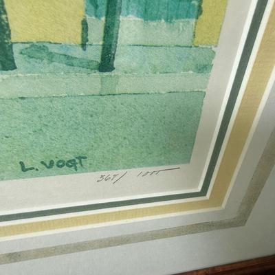 New Orleans signed Vogt and numbered art