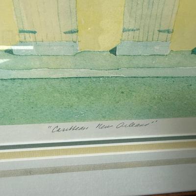 New Orleans signed Vogt and numbered art