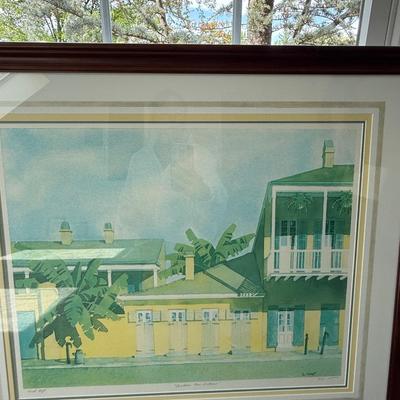 New Orleans signed Vogt and numbered art