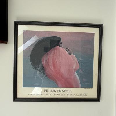 Frank Howell print from Southwest Contemporary Galleries