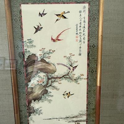 Asian birds and branches