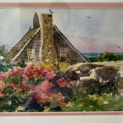 Beach House watercolor