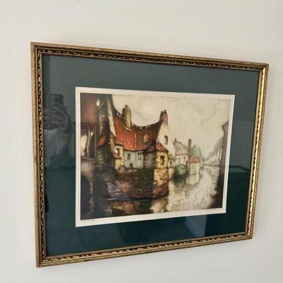 Le Canal signed and numbered