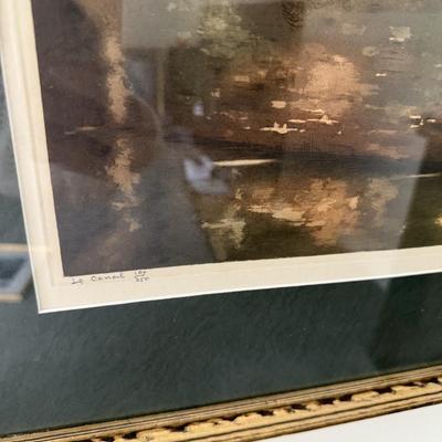 Le Canal signed and numbered