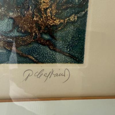 Signed and numbered with certificate of authenticity Eagle artwork