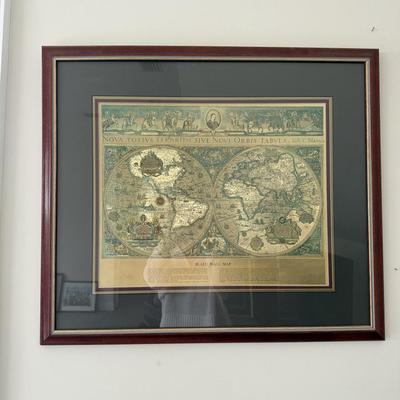 Blaeu wall map. Original price $129