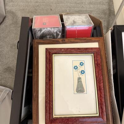 Lot of picture frames