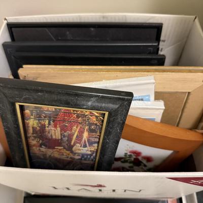 Lot of picture frames