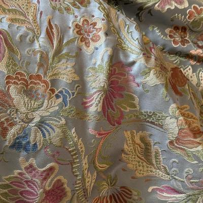 Two long panels in stunning floral fabric