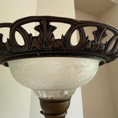 Beautiful glass floor lamp