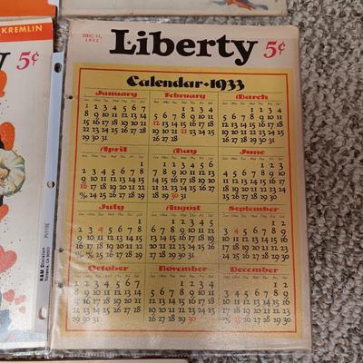 1933 LIBERTY MAGAZINES