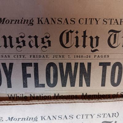 1968 - 1969 NEWSPAPER HEADLINES