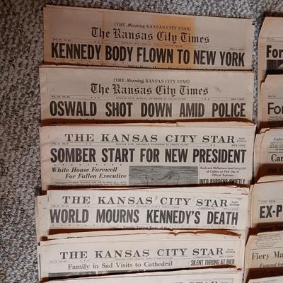 1968 - 1969 NEWSPAPER HEADLINES