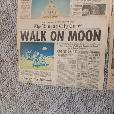 1968 - 1969 NEWSPAPER HEADLINES