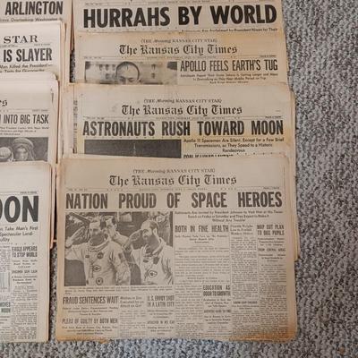 1968 - 1969 NEWSPAPER HEADLINES
