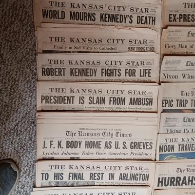 1968 - 1969 NEWSPAPER HEADLINES