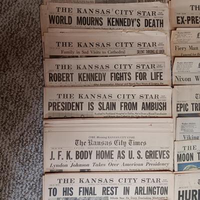 1968 - 1969 NEWSPAPER HEADLINES