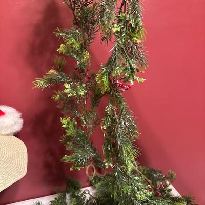 Christmas decor and bin