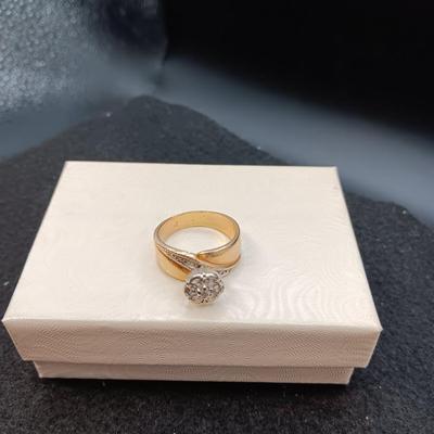14K GOLD RING 7.21g SIZE 7 1/4