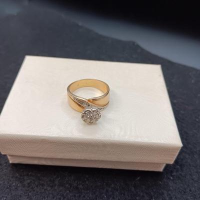 14K GOLD RING 7.21g SIZE 7 1/4
