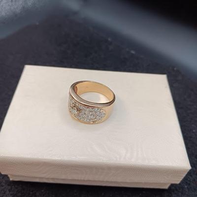 14K GOLD RING 9.00g SIZE 7 1/2