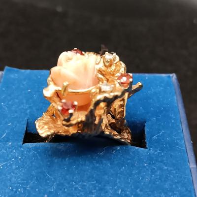 14K GOLD RING 16.53g SIZE 6 1/2