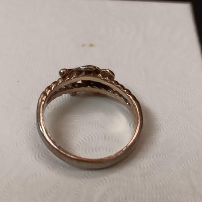 18K GOLD RING MARKED GER SC 2.34g SIZE 7 1/2
