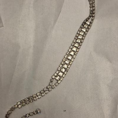 Rhinestone necklace
