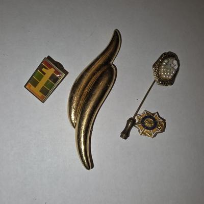Pin and Brooch set